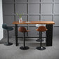 Pine Wood Bar Dining Table Industrial Bar Dining Table with Sled Base Clearhalo 'Bar Furniture' 'Bar Tables' 'bar_tables' 'furn' 'furn_bar_tables' 'Furniture' 'furniture_bar_tables' 'Kitchen & Dining Furniture' 1200x1200_65e2bc7e-5886-4363-bbd6-35487a58e93f