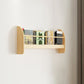 Pine Wood Wall Mounted Bookshelf Natural Scandinavian Bookcase for Bedroom Clearhalo 'Bookcases' 'Furniture' 'furniture_bookcases' 'Office Furniture' 1200x1200_65e39f12-1d22-4849-a882-ddfd76c12169