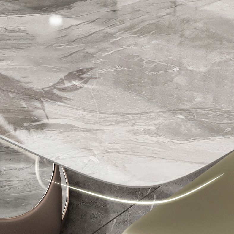 Nordic Sintered Stone Top Dining Set Rectangle 1/2/5/6 Pieces Dining Room Table Set Clearhalo 'Dining Room Sets' 'Dining Tables & Seating' 'dining_room_set' 'furn' 'furn_dining_room_set' 'Furniture' 'furniture_dining_room_set' 'Kitchen & Dining Furniture' 1200x1200_65e3c0d0-b7b3-4ab3-b1ad-4340d3cd4c5f