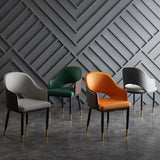 Industrial Dining Room Side Chairs Kitchen Open Back Chair with Arm Clearhalo 'Dining Chairs' 'Dining Tables & Seating' 'dining_chair' 'furn' 'furn_dining_chair' 'Furniture' 'Kitchen & Dining Furniture' 1200x1200_65e54989-1eb8-438c-a4be-5b773658e23e