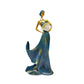 Glam Glam Tabetop Wine Bottle Hreder Resin Resin Bouteille en bleu