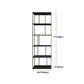 Modem & Contemporary Black Bookcase Etagere Metal Book Shelf