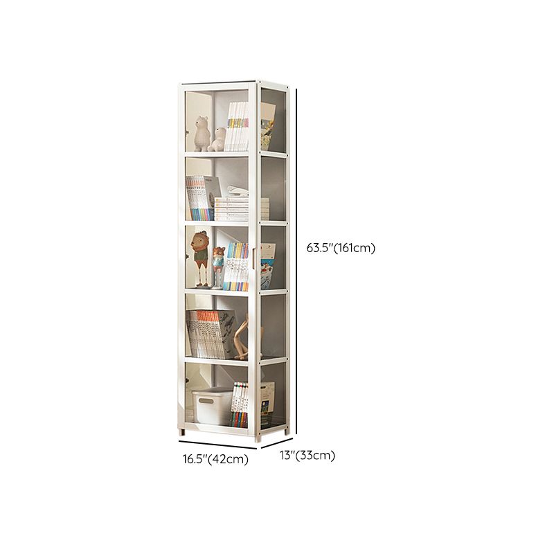 White Lacquered Modern Storage Cabinet,Rectangle Standard Cabinet Clearhalo 'Cabinets & Chests' 'cabinets_chests' 'furn' 'furn_cabinets_chests' 'Furniture' 'Living Room Furniture' 1200x1200_65eda6d5-28ee-4273-9124-3943eeddbe48