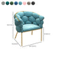 Glam Style Upholstered Gold Base Dining Arm Chair for Dining Room Clearhalo 'Dining Chairs' 'Dining Tables & Seating' 'dining_chair' 'furn' 'furn_dining_chair' 'Furniture' 'Kitchen & Dining Furniture' 1200x1200_65ef767c-4847-4116-9c93-e26684ca11ba