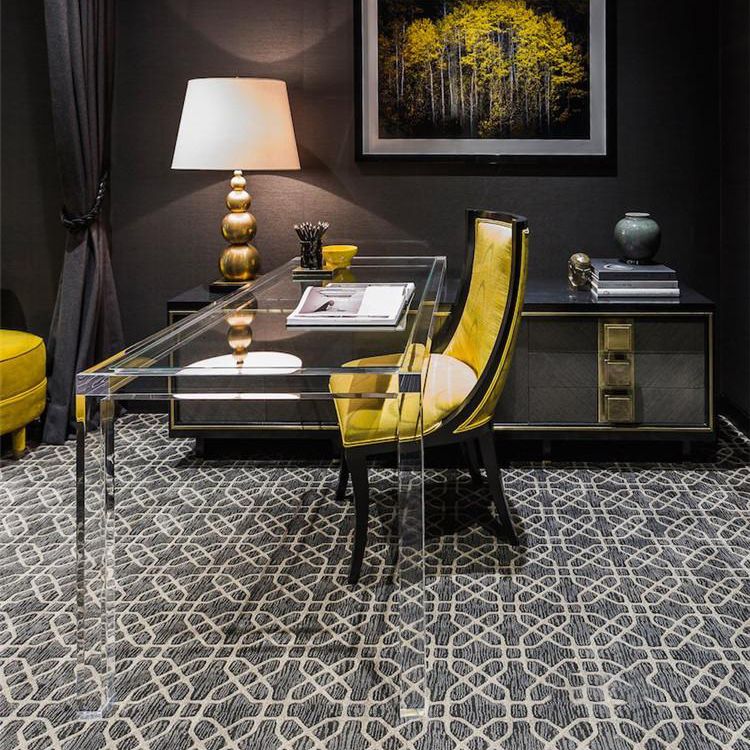 Acrylic Contemporary Rectangular Dining Table Clear Glass Table for Dining Room Clearhalo ' dining_table' 'Dining Tables & Seating' 'Dining Tables' 'furn' 'furn_dining_table' 'Furniture' 'furniture_dining_table' 'Kitchen & Dining Furniture' 'kitchen&dining_furn' 'kitchen' 'kitchen_dining_table' 1200x1200_65f149e5-5ce0-477a-aa4b-d5c71b408270