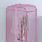 Contemporary Wardrobe Closet Metal Wardrobe Cabinet for Bedroom Clearhalo 'Armoires & Wardrobes' 'armoires_wardrobes' 'Bedroom Furniture' 'furn' 'furn_armoires_wardrobes' 'Furniture' 1200x1200_65f53bfc-2457-4204-923f-d81006b5f5ba