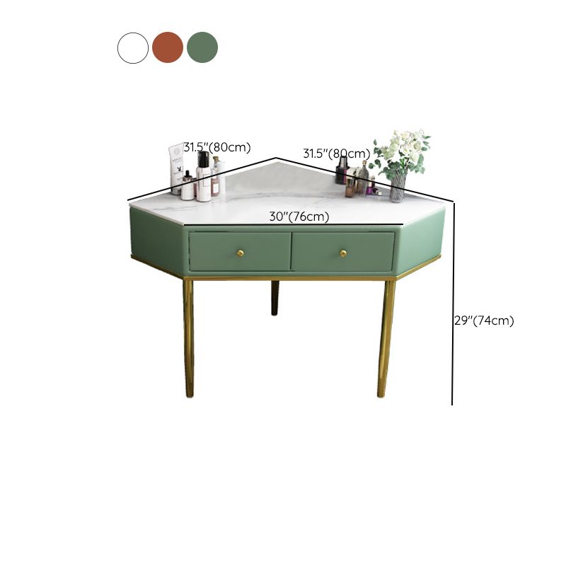 2-Drawers Dressing Table Luxurious Stone Top Vanity Set for Bedroom Clearhalo 'Bedroom Furniture' 'furn' 'furn_makeup_vanities' 'Furniture' 'Makeup Vanities' 'makeup_vanities' 1200x1200_65f625a1-e411-4fd2-981a-f0f465bfe5ea