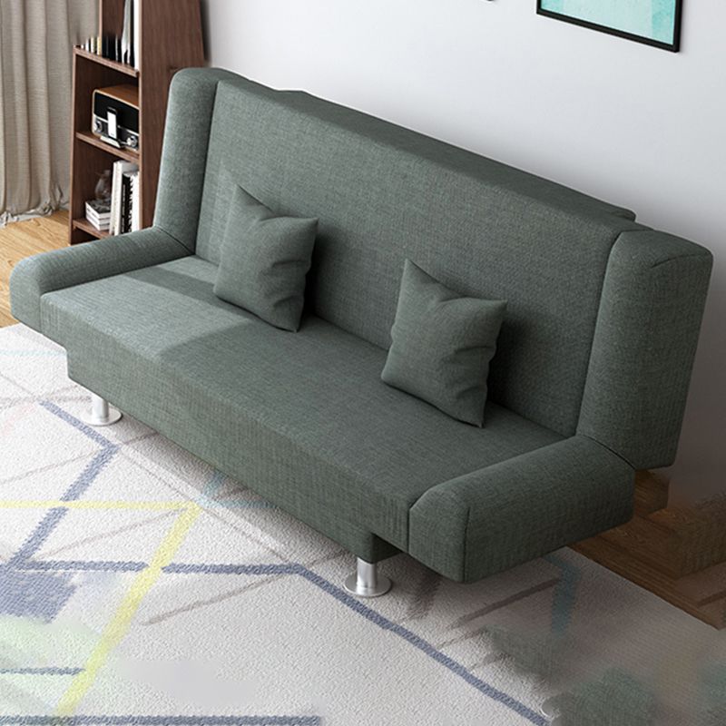 Cotton Blend 23"W Back Sofa Modern Armless Couch for Living Room Clearhalo 'furn' 'furn_sofas' 'Furniture' 'furniture_sofas' 'kitchen' 'kitchen_sofas' 'Living Room Furniture' 'Sofa' 'sofas' 1200x1200_65f7a213-67d9-4260-87b7-1b41b458c85e