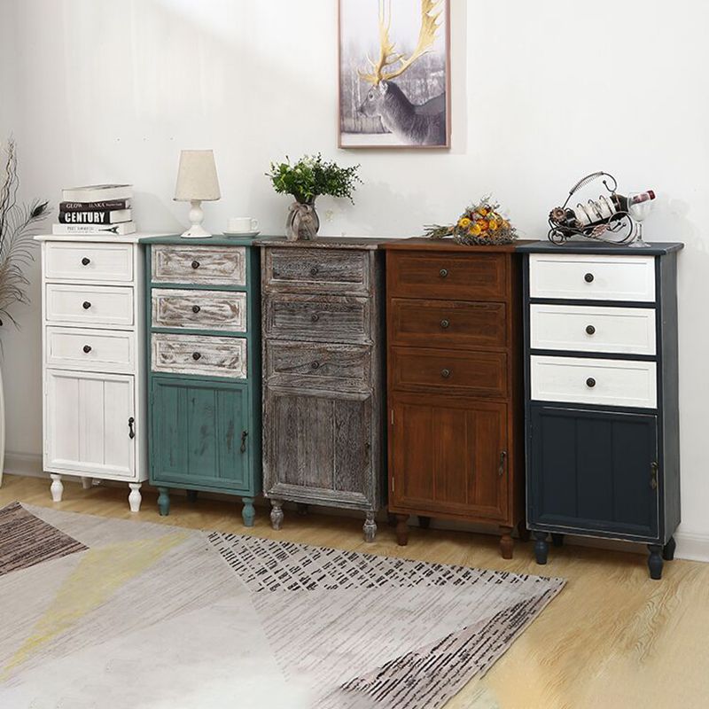 Industrial Turned Legs Accent Cabinet with Door and Drawers Storage Cabinet Clearhalo 'Cabinets & Chests' 'cabinets_chests' 'furn' 'furn_cabinets_chests' 'Furniture' 'Living Room Furniture' 1200x1200_65f8a583-4a5e-4c30-9fac-ad23be41f47a