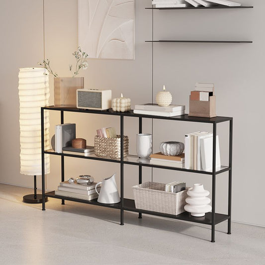 Modern Open Back boekenplank horizontale metalen boekenkast met planken