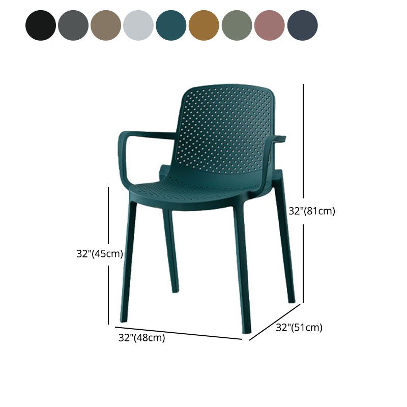 Modern Stackable Chairs Dining Arm Chairs with Plastic Legs for Kitchen Clearhalo ' kitchen&dining_furn' 'Dining Chairs' 'Dining Tables & Seating' 'dining_chair' 'furn' 'furn_dining_chair' 'Furniture' 'furniture_dining_chair' 'Kitchen & Dining Furniture' 'kitchen' 1200x1200_65fb2e49-0770-40e5-b36d-48ce88ed5630