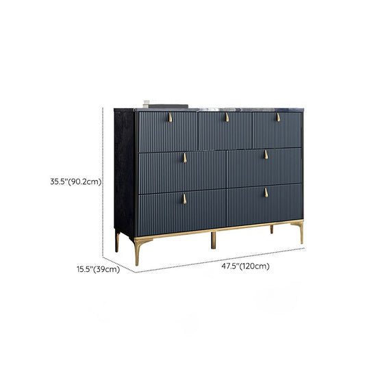 15.21-inch W Classic Glam Storage Chest Manufactured Wood Dresser