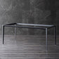 Contemporary Rectangle Dining Table Stone Dining Table with 4 Legs