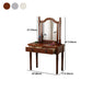 2-Drawers Mirror Table Dressing Table Victorian Solid Wood Make-up Vanity Clearhalo 'Bedroom Furniture' 'furn' 'furn_makeup_vanities' 'Furniture' 'Makeup Vanities' 'makeup_vanities' 1200x1200_65fd01c6-b7da-402d-b450-bd1cc3d6b08e