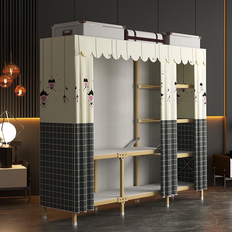 Metal Modern Cabinet for Bedroom Matte Finish Storage Cabinet Clearhalo 'Armoires & Wardrobes' 'armoires_wardrobes' 'Bedroom Furniture' 'furn' 'furn_armoires_wardrobes' 'Furniture' 1200x1200_65fd6ec5-922b-4d2b-a47f-f6b23d5bcea7