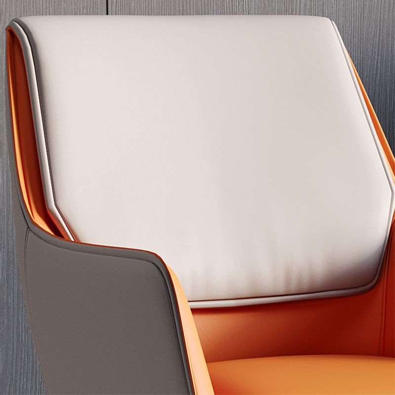 Home Contemporary Arm Chair Parsons Back Metal Dining Room Chair with Cushion Clearhalo ' kitchen&dining_furn' 'Dining Chairs' 'Dining Tables & Seating' 'dining_chair' 'furn' 'furn_dining_chair' 'Furniture' 'furniture_dining_chair' 'Kitchen & Dining Furniture' 'kitchen' 1200x1200_66009f5a-55d7-4cbb-9338-3f80a9072820