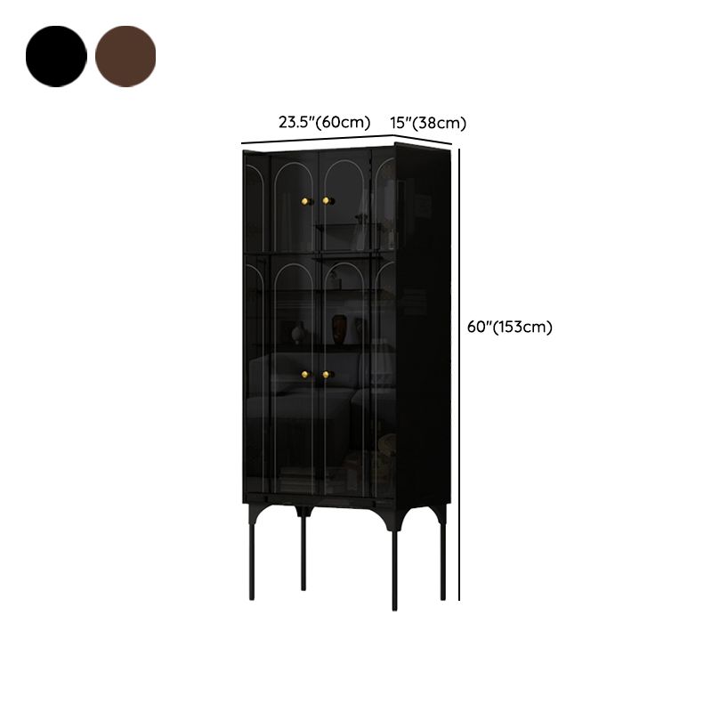 Moderno soggiorno acrilico cabinet di sideboard di credone largo 15 pollici