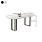 Sintered Stone Dining Table White Top Modern Double Pedestal Table for Kitchen Clearhalo ' dining_table' 'Dining Tables & Seating' 'Dining Tables' 'furn' 'furn_dining_table' 'Furniture' 'furniture_dining_table' 'Kitchen & Dining Furniture' 'kitchen&dining_furn' 'kitchen' 'kitchen_dining_table' 1200x1200_660406ce-2abf-4b5a-b963-44048d1b4bd4