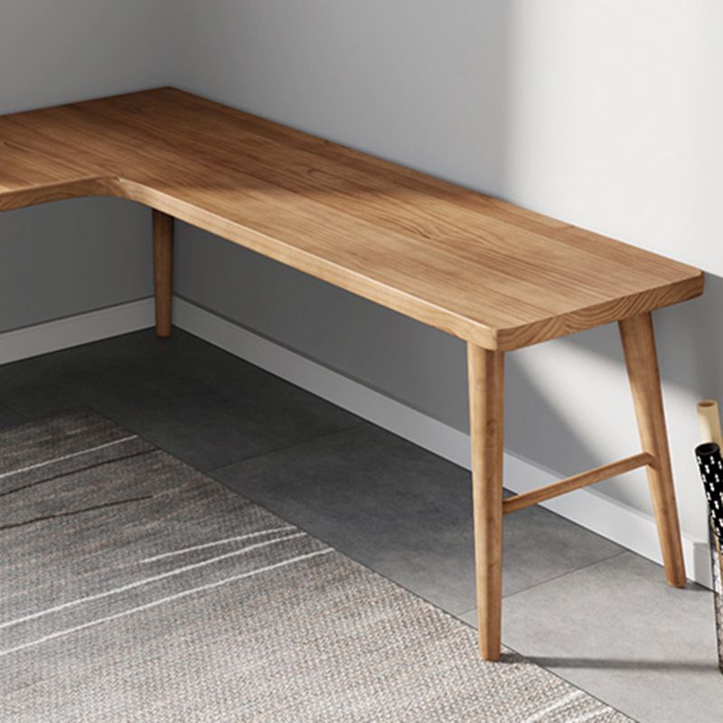 Industrial Office Desk Massivholz L-Form Schreibschalter für Schlafzimmer