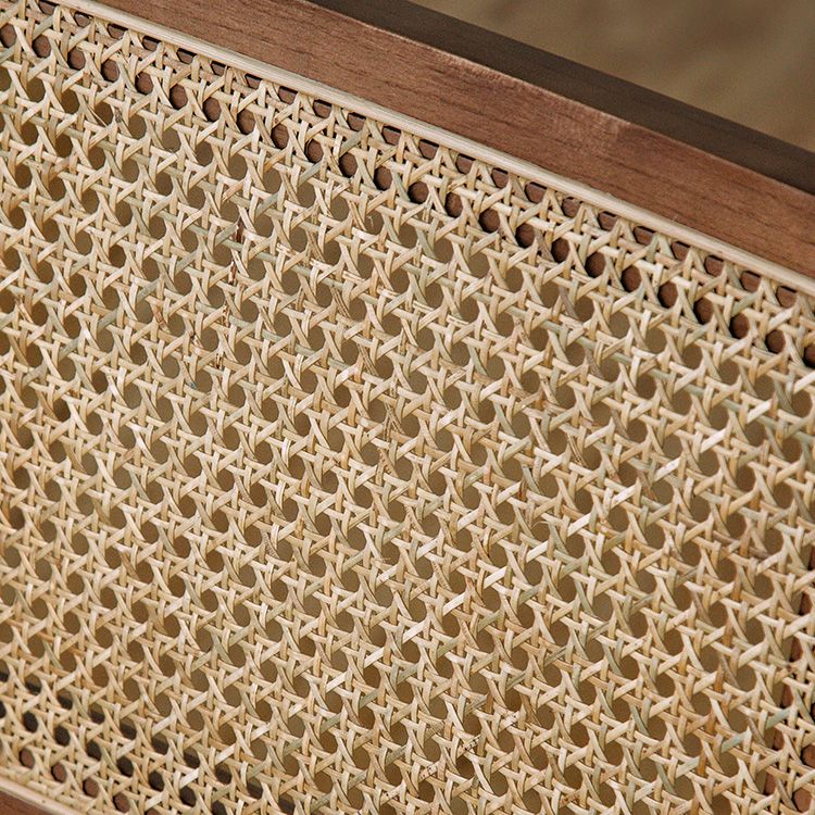 Chaise de bras en bois massif de style nordique pour salle à manger, 17 "