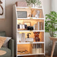 Modern Style Bookshelf Metal Closed Back Bookcase with Door for Home Office Clearhalo 'Bookcases' 'furn' 'furn_bookcases' 'Furniture' 'Office Furniture' 1200x1200_6609d875-ac7b-41b1-9810-ea464963ca8b