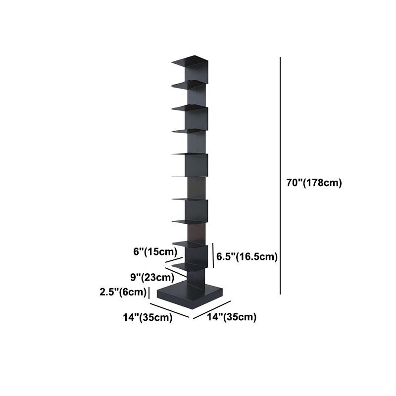 Modern Style Steel Bookshelf Vertical Shelf Bookcase for Home Clearhalo 'Bookcases' 'furn' 'furn_bookcases' 'Furniture' 'furniture_bookcases' 'kitchen' 'kitchen_bookcases' 'Living Room Furniture' 'Office Furniture' 1200x1200_6609e1ce-ca0a-4be6-a4d3-fc713a6c6a25