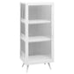 Glass Door Iron Sideboard Modern Server Cabinet with Storage for Kitchen Clearhalo 'buffet_sideboard' 'Buffets & Sideboards' 'furn' 'furn_buffet_sideboard' 'Furniture' 'Kitchen & Dining Furniture' 1200x1200_660a2c31-ccfb-414c-88c9-3543bf41edd8