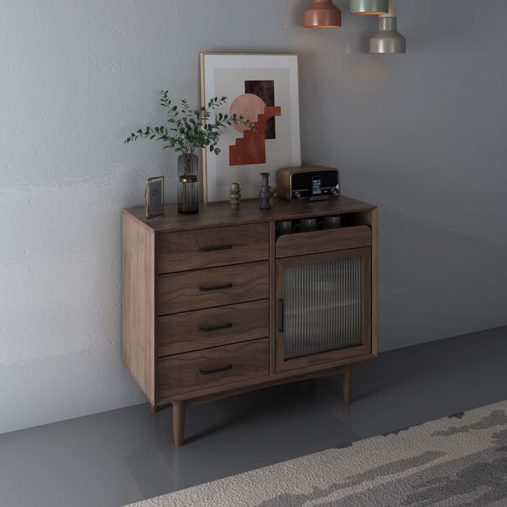 Modern Style Sideboard 32-inch Height Wood Cupboard for Living Room Clearhalo 'buffet_sideboard' 'Buffets & Sideboards' 'furn' 'furn_buffet_sideboard' 'Furniture' 'Kitchen & Dining Furniture' 1200x1200_660b6a34-69e5-4450-b3c0-52e1f0426a31