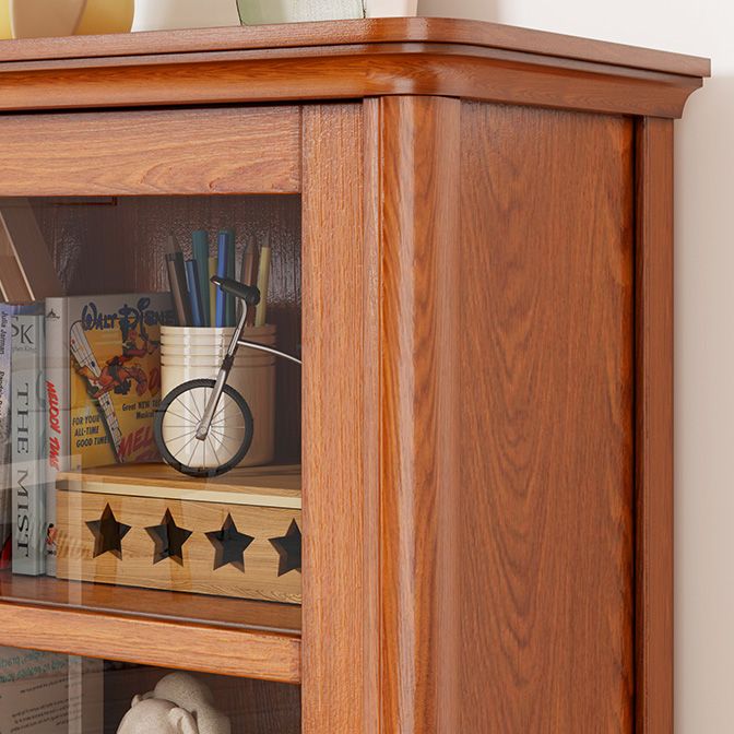 Les étagères de la bibliothèque d'étagère arrière fermée scandinave sont incluses pour le bureau à domicile