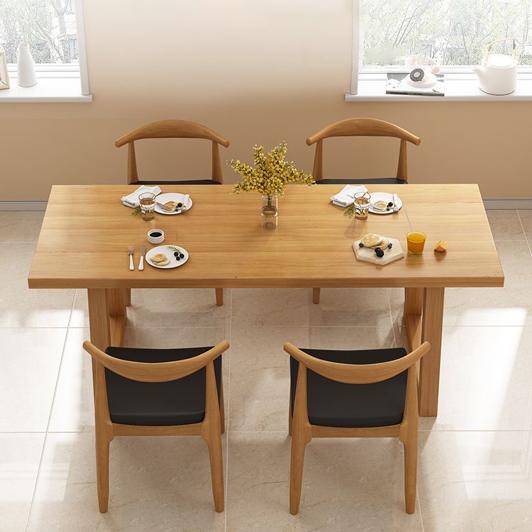 Modern Wood Dining Set 1/2/4/5 Pieces Indoor Dining Furniture for Kitchen Clearhalo 'Dining Room Sets' 'Dining Tables & Seating' 'dining_room_set' 'furn' 'furn_dining_room_set' 'Furniture' 'Kitchen & Dining Furniture' 1200x1200_660d1ebd-61b2-4cac-9e52-df1288d993ac