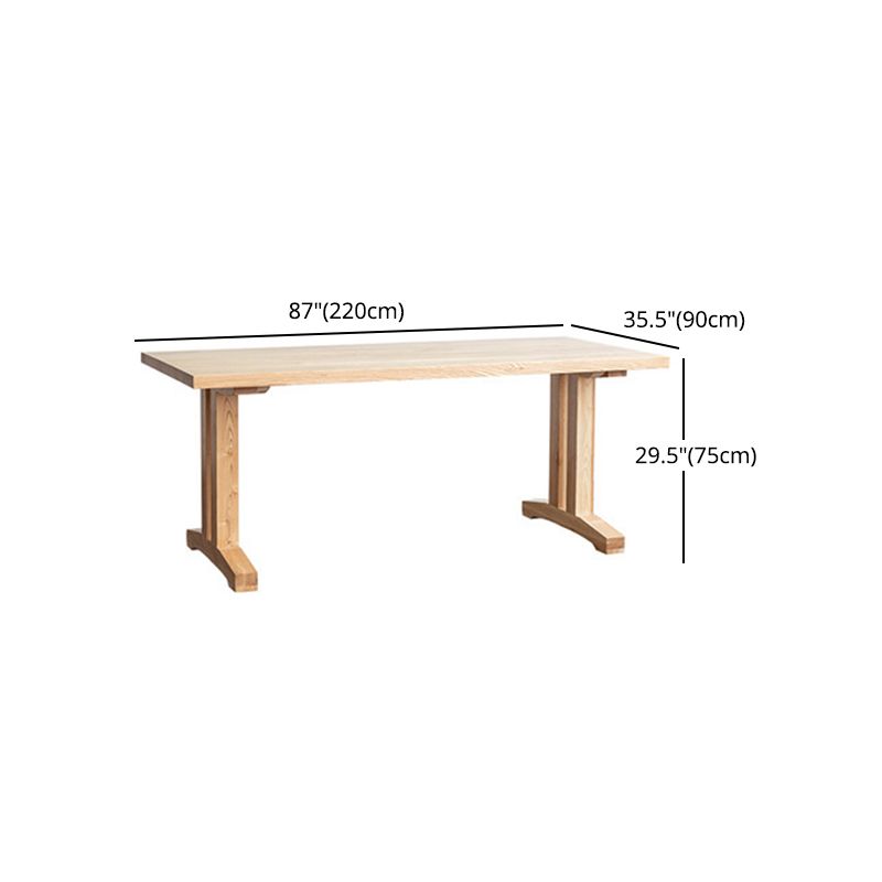 1/2/4/5 Pieces Modern Rectangle Dining Set Solid Wood Dining Table with Chairs Clearhalo 'Dining Room Sets' 'Dining Tables & Seating' 'dining_room_set' 'furn' 'furn_dining_room_set' 'Furniture' 'furniture_dining_room_set' 'Kitchen & Dining Furniture' 1200x1200_66118a04-9aeb-44ac-a83a-4450dfc3cfe7