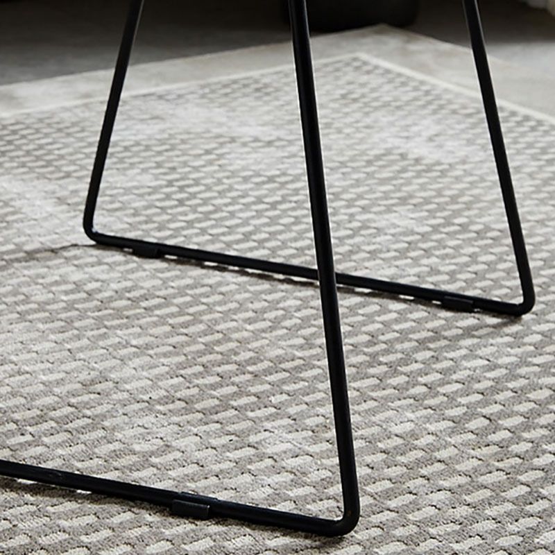 Contemporary Style Chair Dining Armless Side Chair with Metal Legs Clearhalo ' kitchen&dining_furn' 'Dining Chairs' 'Dining Tables & Seating' 'dining_chair' 'Furniture' 'furniture_dining_chair' 'Kitchen & Dining Furniture' 'kitchen' 1200x1200_6612e71f-304c-4c33-9279-4a7fc3337bf5