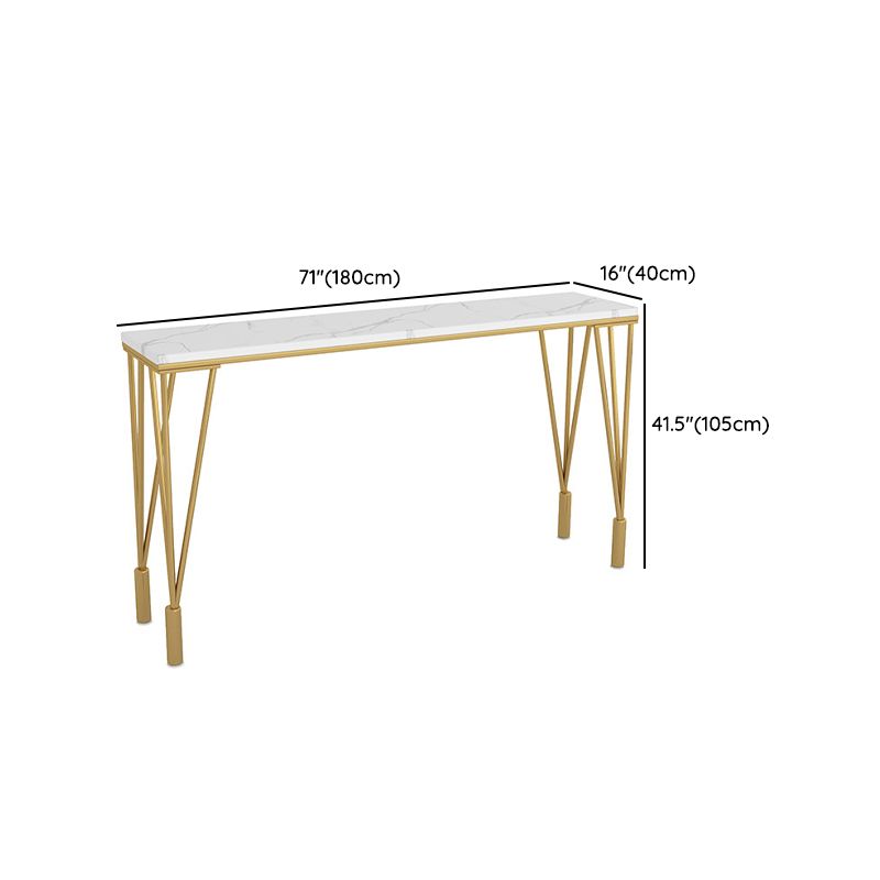 Set tavolo da bar moderno da 1/4/7 pezzi Tavolo da banco rettangolare in pietra con sgabelli alti