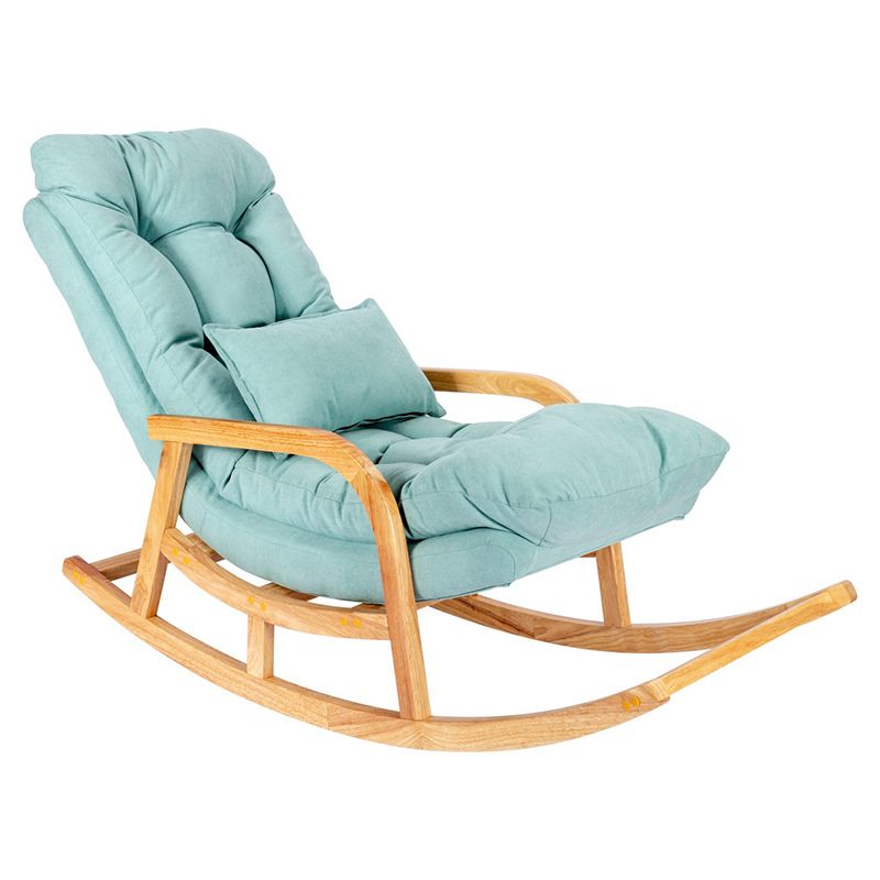 Chaute à bascule canapé de loisir de style contemporain chaise à bascule intérieure avec coussin