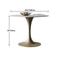 Round Tulip Base Dinette Table Traditional Luxury Dining Room Table for Home Clearhalo ' dining_table' 'Dining Tables & Seating' 'Dining Tables' 'furn' 'furn_dining_table' 'Furniture' 'furniture_dining_table' 'Kitchen & Dining Furniture' 'kitchen&dining_furn' 'kitchen' 'kitchen_dining_table' 1200x1200_6616af57-666d-4ab7-8e4d-79ccc00a3749