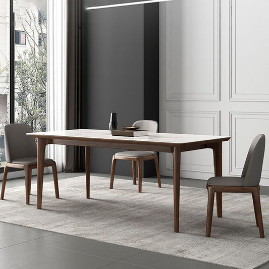 Moda de comedor de piedra sinterizada de estilo moderno 1/3/4/5/7 piezas de comedor para comedor