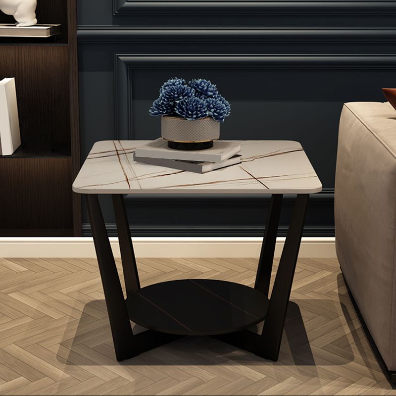 19,6 "tavolo da parte superiore in ardeggio quadrata moderna alta