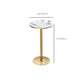 Faux Marble Bistro Bar Table Gold Frame Bar Table for Dining Room Clearhalo 'Bar Furniture' 'Bar Tables' 'bar_tables' 'furn' 'furn_bar_tables' 'Furniture' 'Kitchen & Dining Furniture' 1200x1200_661df8de-fa9f-478e-8585-b60010a73e01