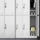 Metal Wardrobe Cabinet Contemporary Hinged Wardrobe Closet for Home Clearhalo 'Armoires & Wardrobes' 'armoires_wardrobes' 'Bedroom Furniture' 'furn' 'furn_armoires_wardrobes' 'Furniture' 1200x1200_661fb208-b5ad-4a32-a402-37b7b6404b41