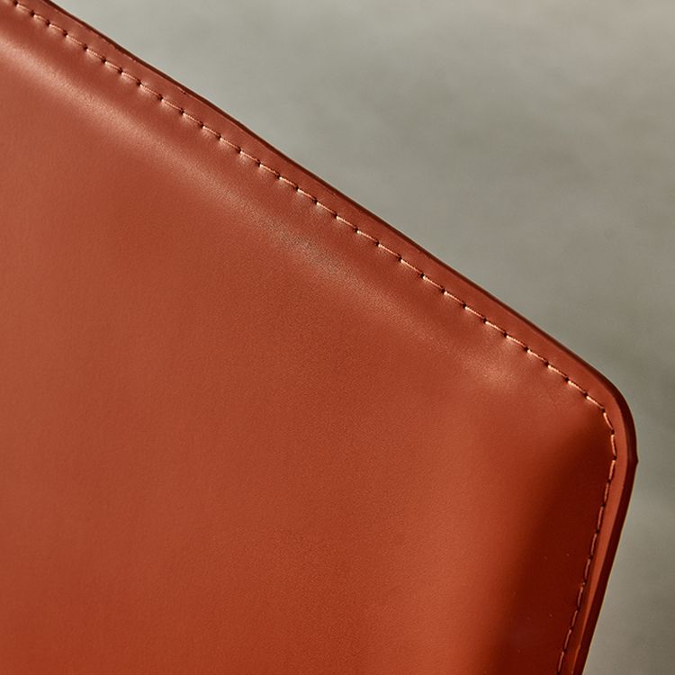 Contemporary Style Dining Chairs Armless Side Chairs with Metal Legs Clearhalo 'Dining Chairs' 'Dining Tables & Seating' 'dining_chair' 'furn' 'furn_dining_chair' 'Furniture' 'Kitchen & Dining Furniture' 1200x1200_6622ce6a-6b19-4314-aedd-4be4d0d3b93d