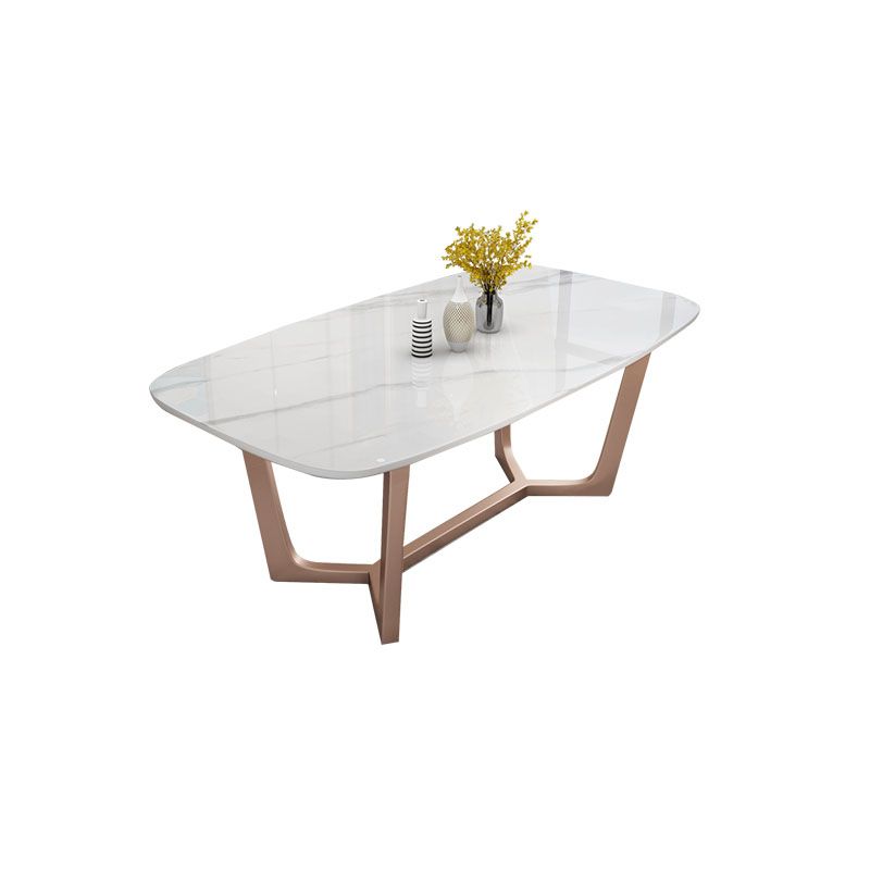 Sintered Stone Table for Restaurant Modern Rectangle Dining Table with Trestle Base Clearhalo ' dining_table' 'Dining Tables & Seating' 'Dining Tables' 'furn' 'furn_dining_table' 'Furniture' 'furniture_dining_table' 'Kitchen & Dining Furniture' 'kitchen&dining_furn' 'kitchen' 'kitchen_dining_table' 1200x1200_662363a7-4f02-46c3-bcfb-a068c1a92d1d
