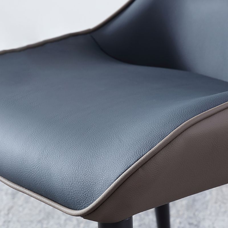 Contemporary Style Wingback Chairs Leather Dining Chairs for Home (Set of 2) Clearhalo ' kitchen&dining_furn' 'Dining Chairs' 'Dining Tables & Seating' 'dining_chair' 'furn' 'furn_dining_chair' 'Furniture' 'furniture_dining_chair' 'Kitchen & Dining Furniture' 'kitchen' 1200x1200_6623a801-df12-49ba-b39d-2f0ce33da4a9