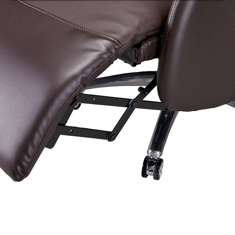 Modern Slide Office Chair Armless Leather Adjustable Seat Height Chair Clearhalo 'furn' 'furn_office_chair' 'Furniture' 'Office Chairs' 'Office Furniture' 'office_chair' 1200x1200_6625eed7-a29b-4e29-b68d-1215c975a830