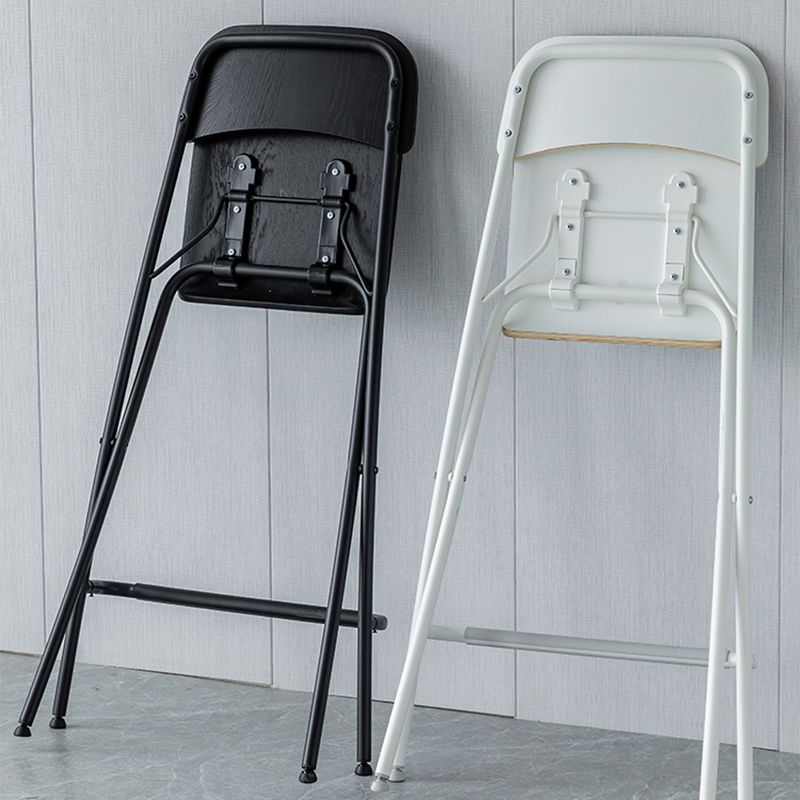 Wood Folding Bar & Counter Stool Modern Low Back Footrest Indoor Bar Stool Clearhalo 'Bar Furniture' 'Bar Stools' 'bar_stools' 'furn' 'furn_bar_stools' 'furniture_bar_stools' 'Kitchen & Dining Furniture' 'kitchen&dining_furn' 'kitchen' 'kitchen_furn' Furniture' 1200x1200_662644ae-5b1b-45d2-bdd2-6e66be8f45cb