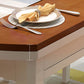 Rectangle Solid Wood Dining Table Butterfly Leaf Dining Table for Kitchen Use