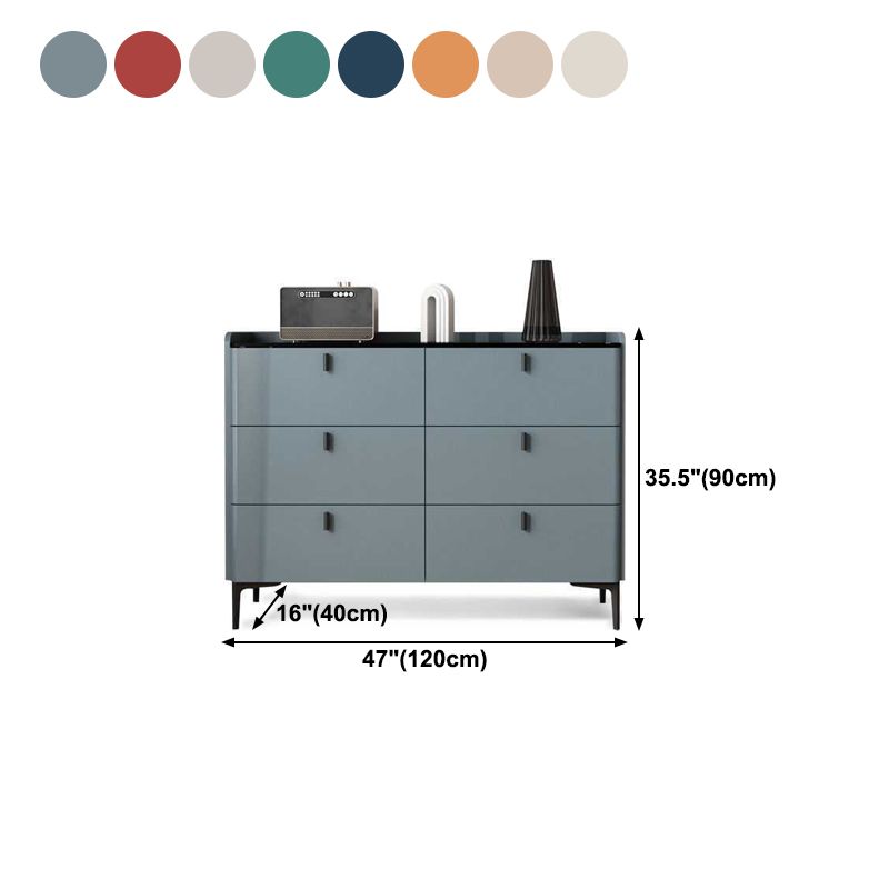 Engineered Wood Sideboard Modern Stone Countertop Buffet Table with Drawer for Living Room Clearhalo 'buffet_sideboard' 'Buffets & Sideboards' 'furn' 'furn_buffet_sideboard' 'Furniture' 'furniture_buffet_sideboard' 'Kitchen & Dining Furniture' 1200x1200_6629b980-3fef-4fc8-b94c-71c91f8ad328