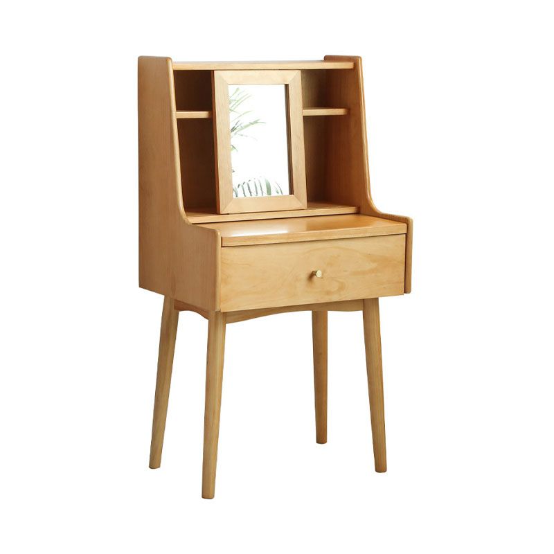 Scandinavische slaapkamer 1 laden massief hout verwijderbare make-up ijdelheid