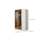 Modern White Wood Frame Wardrobe Armoire Freestanding Wardrobe with Soft Close Drawers