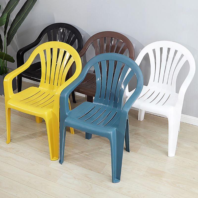 Contemporary Style Windsor Side Chair Plastic Stacking Arm Dining Chairs Clearhalo ' kitchen&dining_furn' 'Dining Chairs' 'Dining Tables & Seating' 'dining_chair' 'furn' 'furn_dining_chair' 'Furniture' 'furniture_dining_chair' 'Kitchen & Dining Furniture' 'kitchen' 1200x1200_662d0518-54dd-439d-a2ae-5535a3c99e25