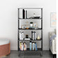 11" W Glam Antique Finish Shelf Bookcase Etagere Metal Bookshelf